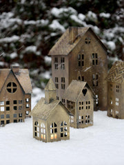 Chic Antique Lichthaus messing