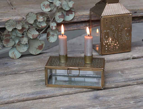 Chic Antique Kerzenhalter MONTRÉSOR m. Schatulle