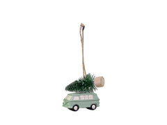 Chic Antique Auto mit Weihnachtsbaum, Weihnachtsanhänger