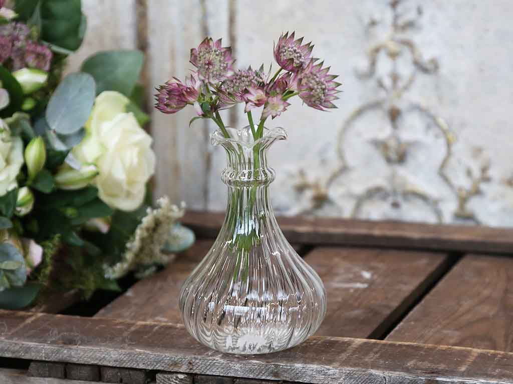 Chic Antique kleine Vase – Kammerleuchter
